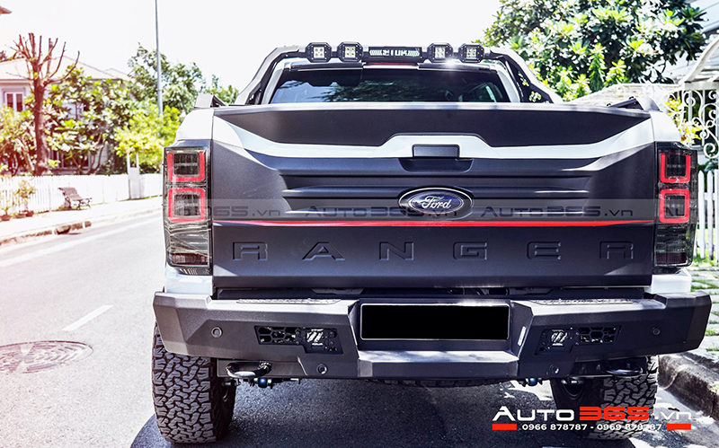 Ranger Raptor 2019 nâng cấp cản sau Option X chính hãng tại Auto365